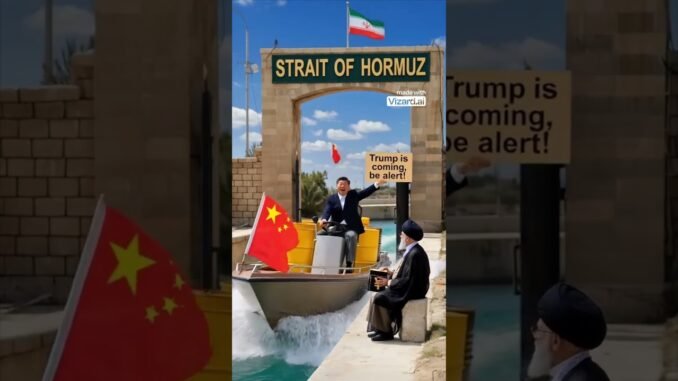 Strait of Hormuz Showdown 🚨 | AI News Gone Crazy 😂 #funny #viral #dog #shorts