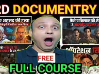 AI से FREE में 2D Animated Documentary Videos बनाओ | Beginners के लिए Full Course