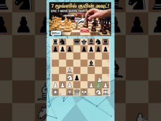 Black Queen-ai Thookalam! Just 7 Moves Only! 🔥 | Best Chess Traps for Beginners