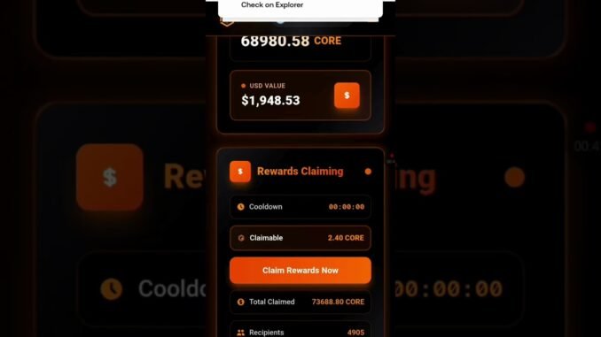 CORESAGE | CORE POTENTIAL | WEB3 & DEFI PROJECT | CORESAGE DAILY MINING |  DAY - 72 #trending