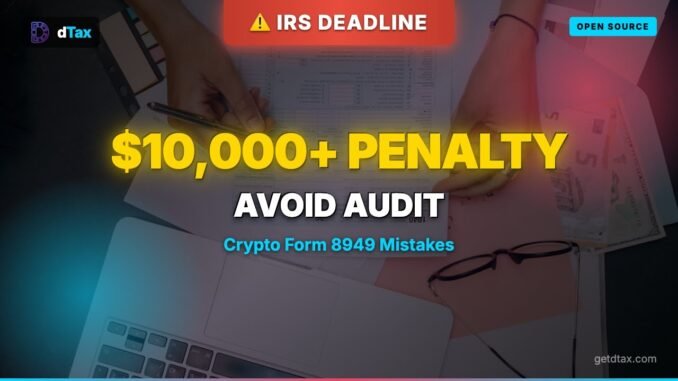 Crypto Form 8949: Column-by-Column Guide for 2025 Tax Year