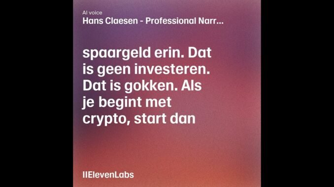 De Grootste Beginnersfout in Crypto ⚠️ #crypto #shorts