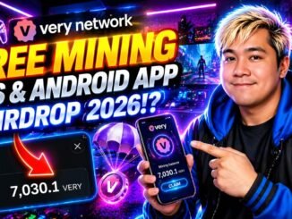 FREE MINING AIRDROP 2026 | Very Nework App Crypto App 2026 Full Guide Tagalog