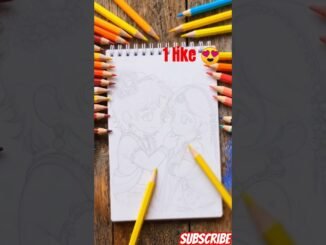 Radha Krishna Drawing Easy ✍️ Step-by-Step for Beginners ❤️✨ shorts #ai #drawing #viral