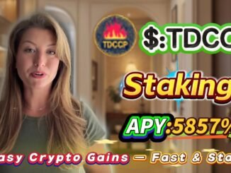 🧠 Solana staking for beginners — real TDCCP mining with stable 5857.27% APY returns!