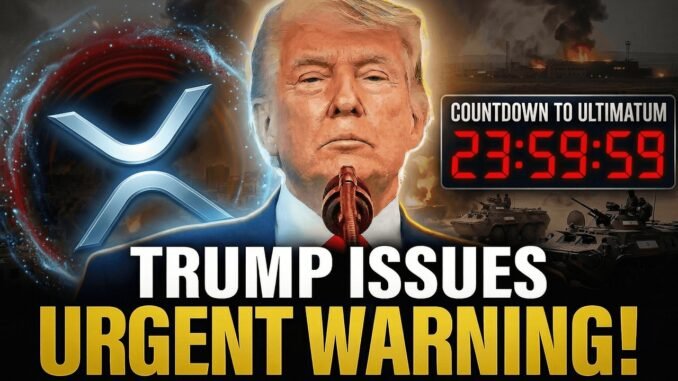 XRP: ALL HELL BREAKS LOOSE As Trump Issues Urgent Warning