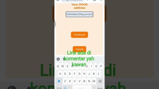 miner mining doge gratisan langsung masuk ke faucetpay #miningbitcoingratis#crypto #miningdoge #fyp
