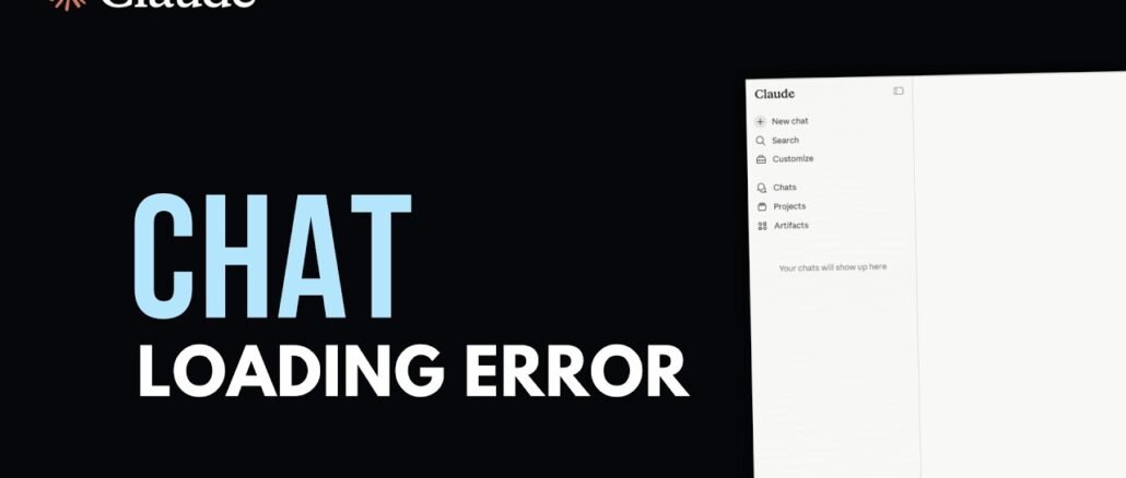 How to Fix Claude AI Error Loading Chat | Step by Step Guide