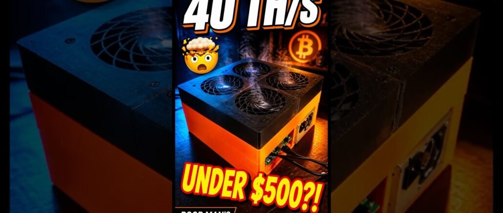 I Built a 40 TH/s Bitcoin Miner for Under $500 🤯