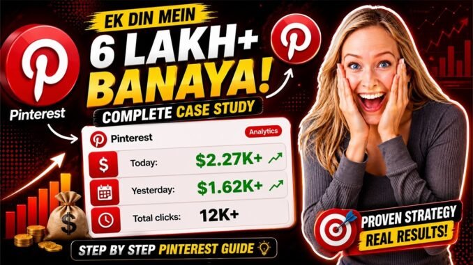 Pinterest Affiliate Marketing for Beginners | Make Money with Amazon & AI (Step by Step)