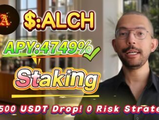 🚀 Solana zero-risk mining tutorial — real ALCH staking with 4749.43% APY rewards delivered!