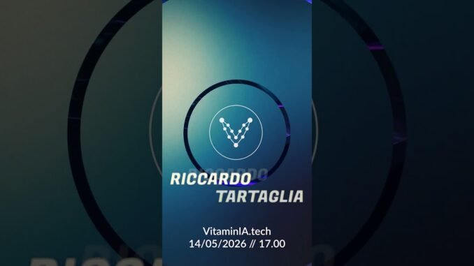 VitaminIA  presents RICCARDO TARTAGLIA // Artiforge Intervista #ai #news #business #technology