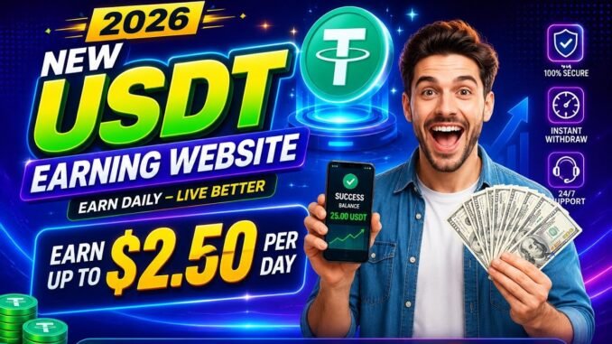 2026 New Crypto  USDT Website Review |  Step-by-Step Guide for Beginners | Honest Review