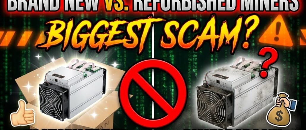 Brand New Miners Vs Refurbished Miners | Bitcoin Miners Repairing | best Bitcoin Miners for India