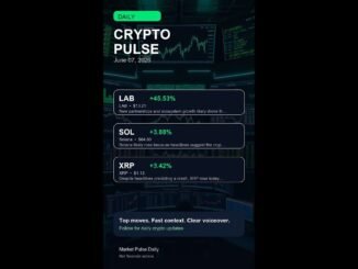 Crypto Market Pulse — Jun 07: LAB +45.53% · SOL +3.88% · XRP +3.42%
