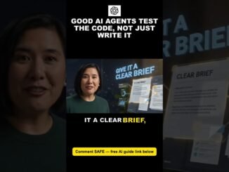 Good AI Coding Agents TEST the Code, Not Just Write It