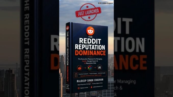 Reddit Reputation Dominance™ | The Executive Guide to Managing Brand Reputation in the AI Era