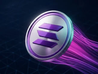 Solana is surging back into focus after a huge Solana news drop. SOL price trades at $95.61, up 12% in the last 7 days, as a major protocol announcement out of Consensus Miami 2026 adds fundamental weight to an already-recovering chart. Solana coin with purple gradient speed lines representing Alpenglow upgrade and network acceleration