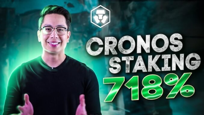 Stake CRONOS crypto 🚀 Earn Up to 718% APY by Staking CRO COIN | Cronos TOKEN | CRO COIN