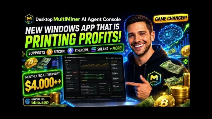 🔥We Review AI Desktop Crypto Miner: Possibly the BEST WAY to MINE BITCOIN ETH SOL for Profit in 2026