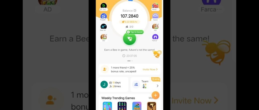 bee network invitation code #bee  #network #blockchain #crypto #mining #airdrop