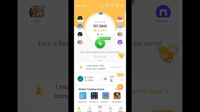 bee network invitation code #bee  #network #blockchain #crypto #mining #airdrop