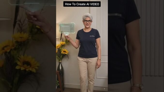 AI Videos Kaise Banaye? 🤖 Beginners Guide in Hinglish | Easy AI Video Tutorial #ytshorts #aivideo