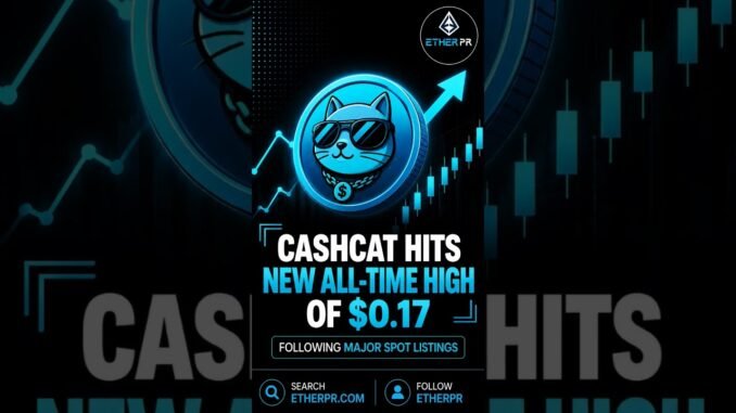 CASHCAT Hits New ATH of $0.17 After Major Exchange Listings | Crypto News Todaylondlo