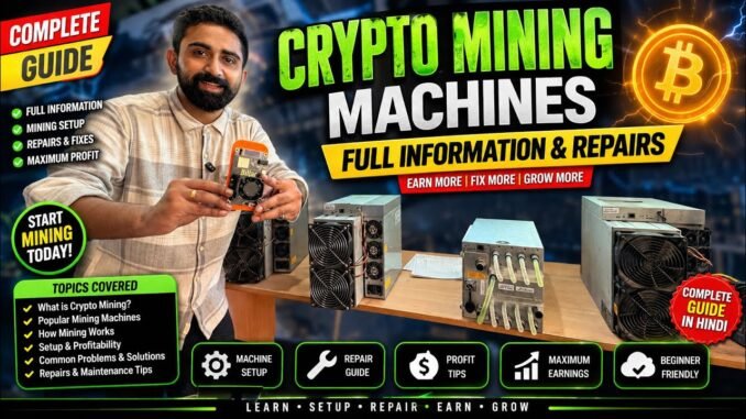 Crypto Mining Business 2026 🔥| Mining Machine Setup, Repair & Full Information