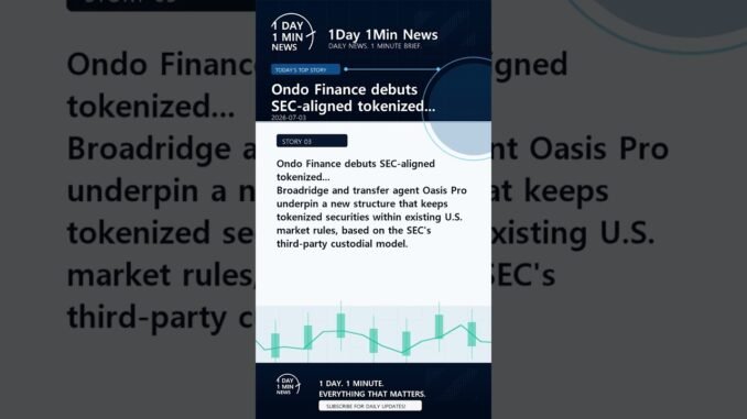 Crypto News Briefing | 2026-07-03 #shorts
