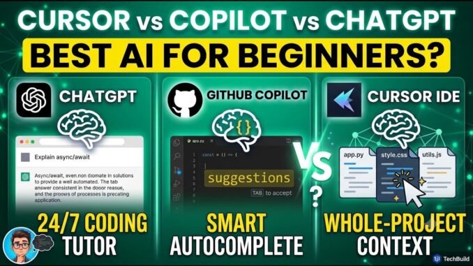Cursor vs. Copilot vs. ChatGPT: Which AI Tool Should Beginners Use?