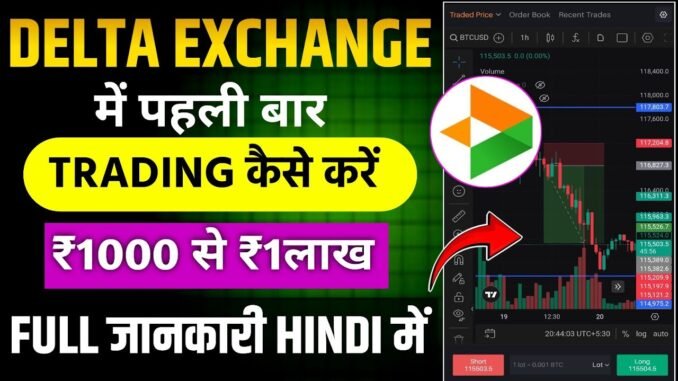 Delta Exchange India Me Trading Kaise Kare 2026 | Crypto Trading | How To Trade In Delta Exchange