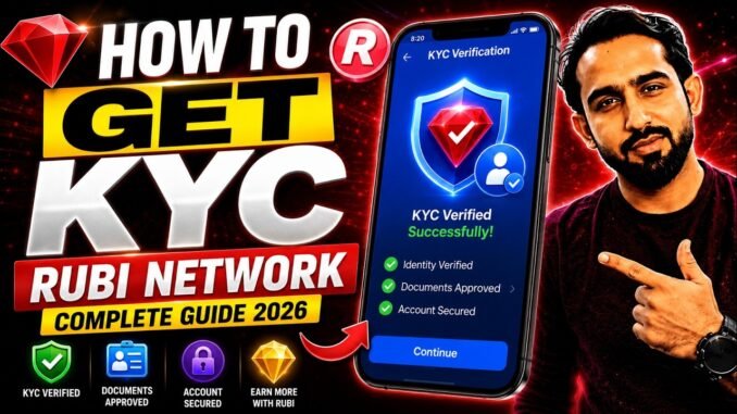 How To Get KYC on Rubi Network Mining App (Complete Guide 2026) | Rubi Network KYC Step by Step