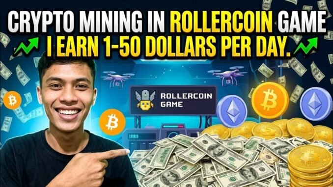 How to Earn Crypto from RollerCoin for Beginners (100% Free!)