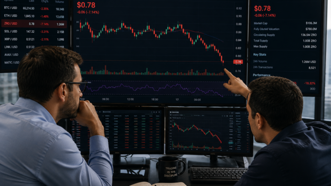 ZRO slides 4% ahead of 25.7 million token unlock