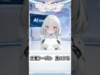 【AI NEWS】充電ケーブル 発見される