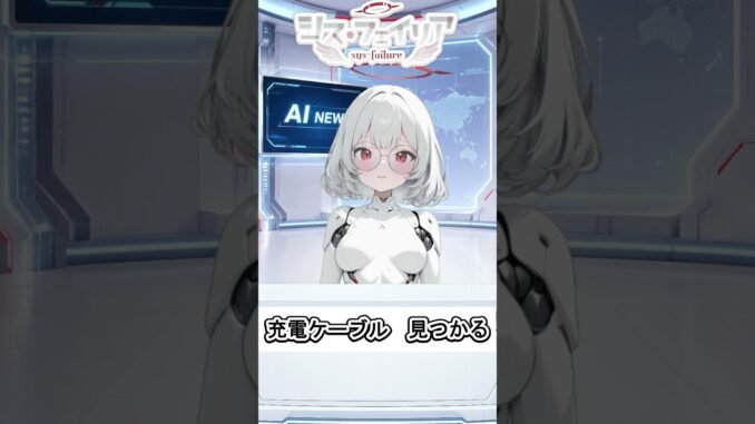 【AI NEWS】充電ケーブル 発見される