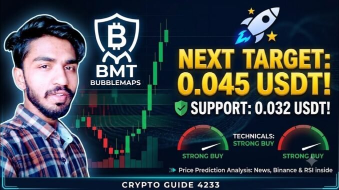 BMT Coin Massive Pump 🔥 Next Target $0.045? Support $0.032 | Crypto Guide 4233