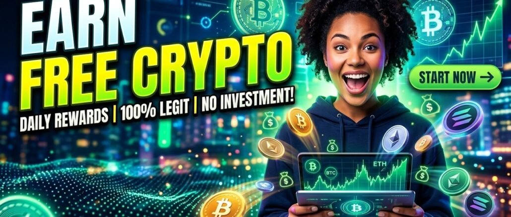 Earn free crypto coin daily | easiest faucet tutorial