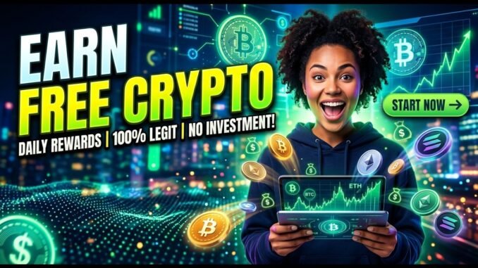 Earn free crypto coin daily | easiest faucet tutorial