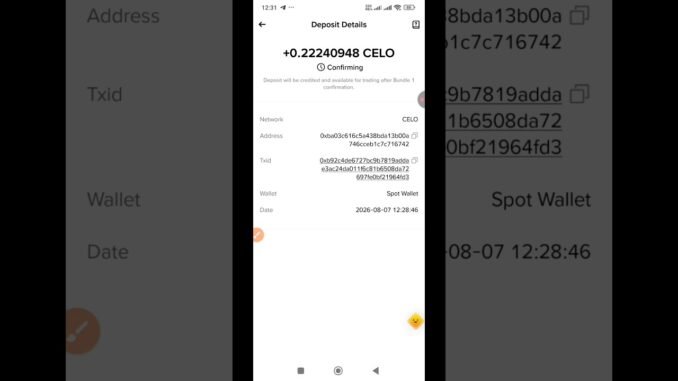 GoodWallet Mining | Live $CELO Withdraw Proof | GoodDollar Mining App #goodwallet #mining