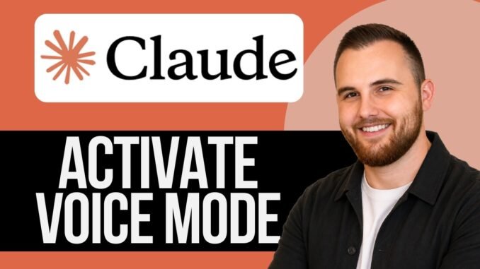How to Activate Voice Mode on Claude AI (2026 Full Guide)
