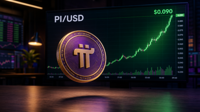 Pi Network tops $0.09 as the broader crypto market rally