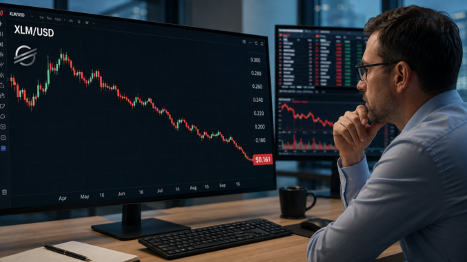 Stellar price risks a deeper correction toward $0.142