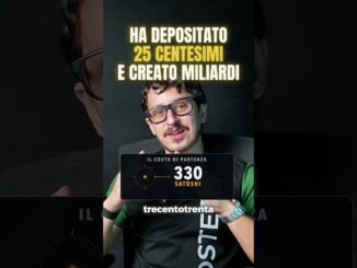 Da 25 centesimi a 46 MILIARDI! #bitcoin #crypto #blockchain #news #shorts