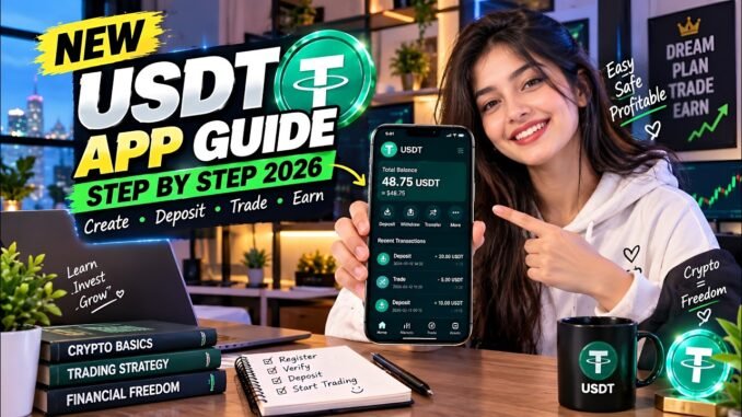 Earn USDT Today | USDT App Tutorial 2026 | Complete Beginner’s Guide
