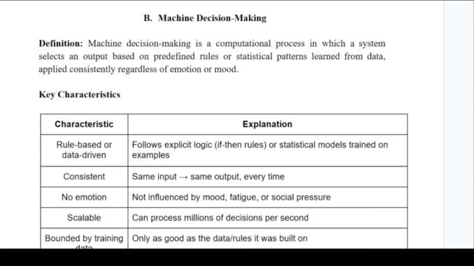 Lesson 2 Decision Making in Machines/Human and Object Classification | ICSE AI Unit 2 #robotics #ai