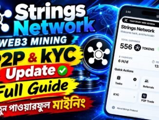 Strings Network Mining Guide || Strings Network P2P & KYC || Strings network token Withdraw