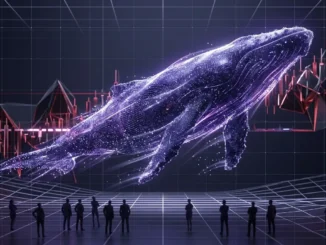 Digital whale accumulation contrasts with hesitant retail traders in an XRP market scene