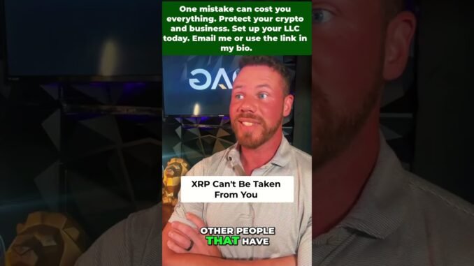 XRP: Unfreezable, Unconfiscatable - Your Crypto Safety Guide #shorts